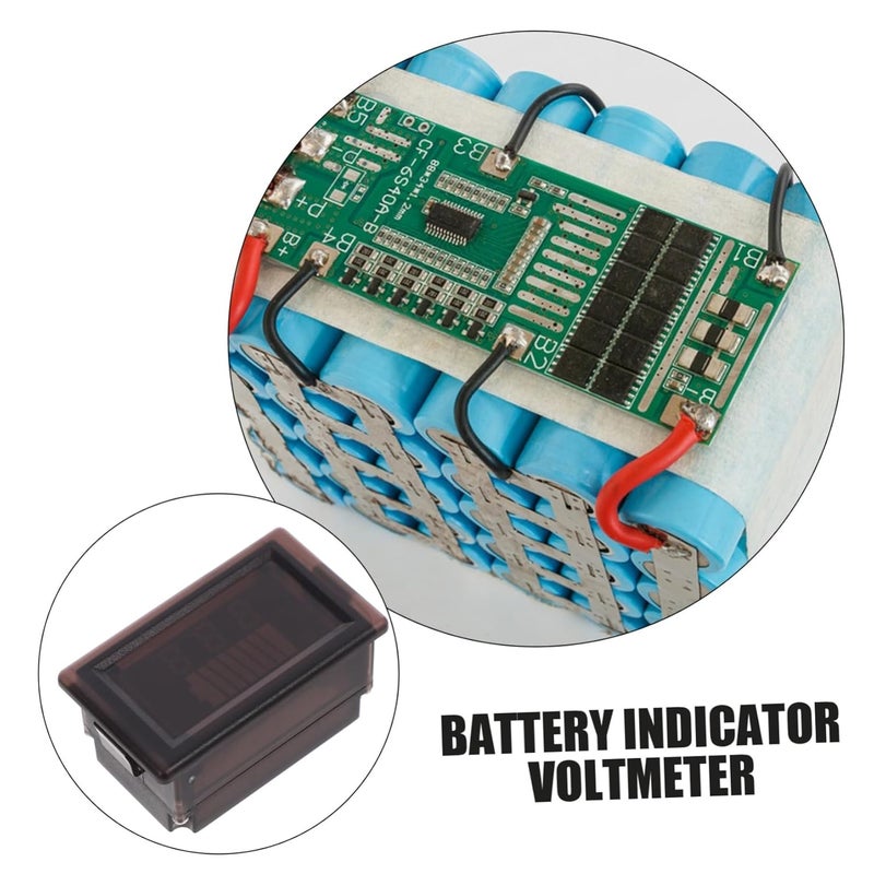 60V Battery Capacity Indicator LCD Display Voltage Monitor for RV Motorcycle Electric Vehicle - Image 5